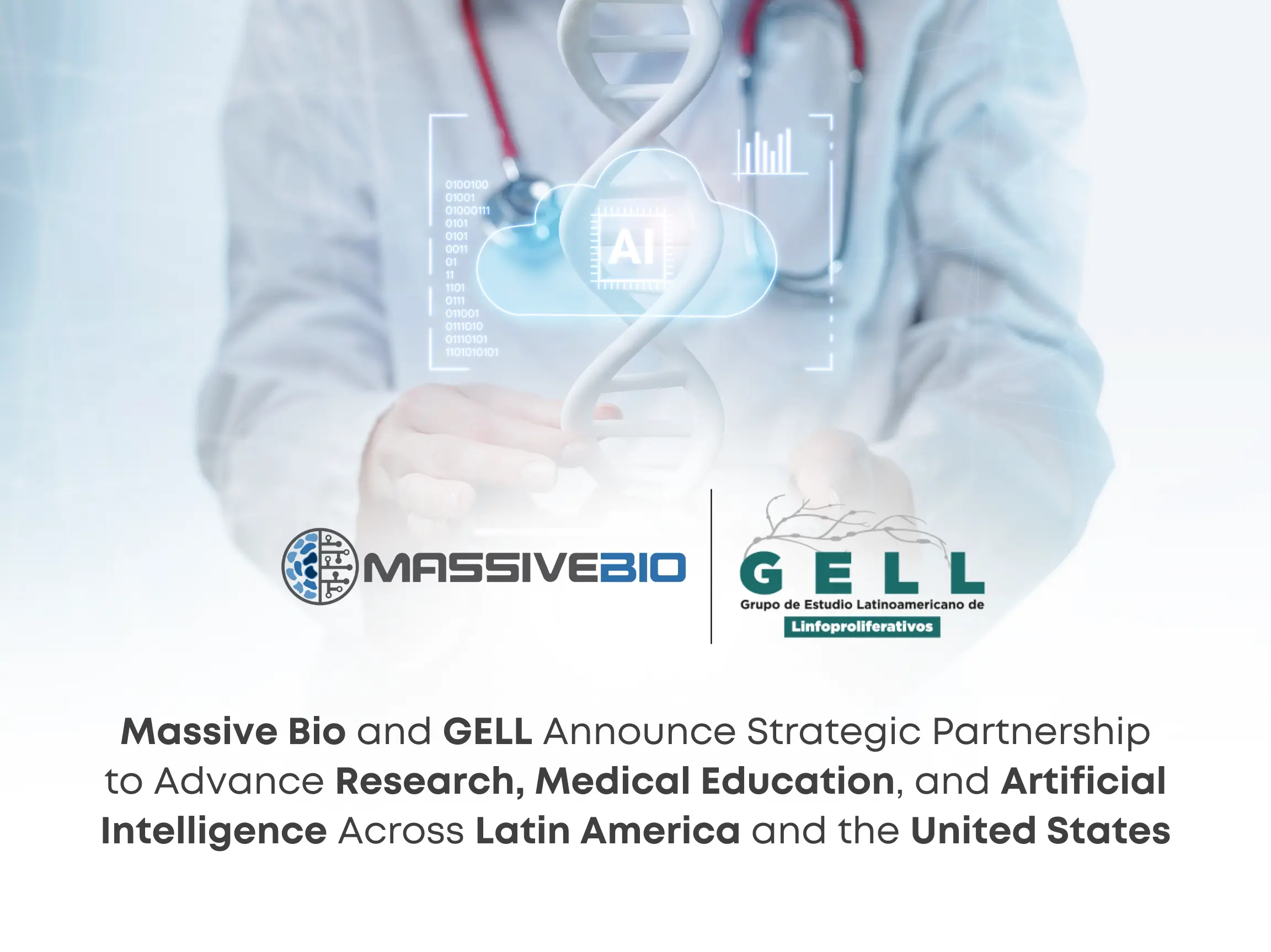 Massive Bio and GELL announce strategic partnership to advance cancer research, medical education, and AI across Latin America and the United States